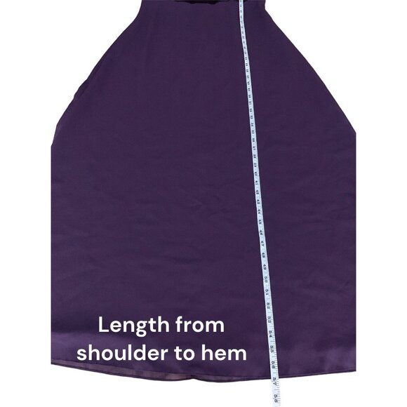 Betsy & Adam Womens Purple Sleeveless Long Formal Maxi Dress Size 14 - Picture 8 of 10